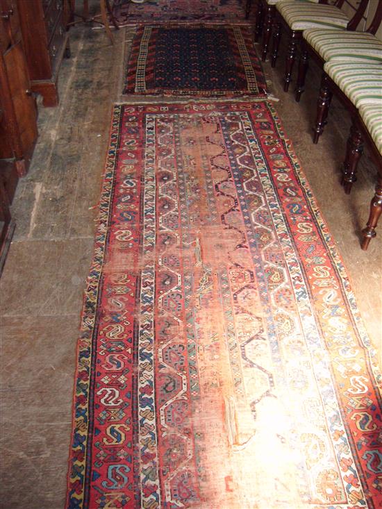 Causcasian rug and a runner
